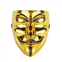 브이포벤데타가면 성인용 [유광골드] 가이포크스가면, 1개