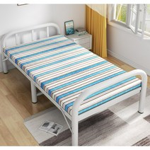 고시원침대 기숙사 현대식 단단한 원룸싱글침대, 16.유럽식 은회색-스틸프레임-190X70