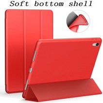 아이팟 미니IPad Air 1 2 for ipad 9.7 2018 5 세대 6 소프트 하드 마그네슘 Pu 가죽 스탠드 커버 케이스, 10 red