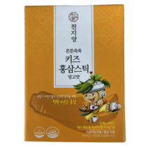 천지양 튼튼쑥쑥 키즈홍삼스틱 망고맛 100포, 1박스