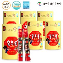 대한홍삼진흥공사 어린이 홍삼 녹용 스틱 30포 (맛있는 유아 키즈 홍삼 진액), 30스틱, 6개