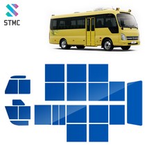 [썬팅메카] 카운티/측후면 썬팅필름, 카운티-롱바디, 16.자외선+열차단_블루