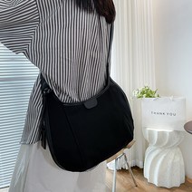 ANYOU 여성 캔버스 크로스백 에코백