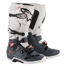 Alpinestars 2012014-930-10 테크 7 부츠 다크그레이/라지그레이/레드, 10, Multi