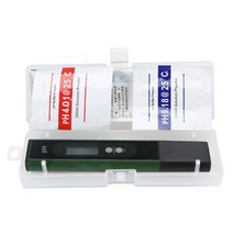 휴대용 포켓 디지털 PH 측정기 테스터 1 개 수경 수영장 물 수족관 순도 펜 155x31mm, 한개옵션0