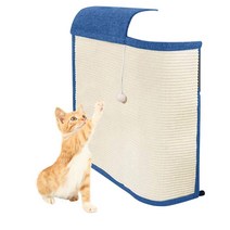 고양이 스크래치 가구 수호자 자연 Sisal 고양이 Scratcher 매트 소파 보호대 재생 공 Anti Scratching Sisal Couch, 녹색