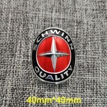 자전거스티커 자전거데칼 자전거커버 자전거 헤드 배지 데칼 스티커 2 개 BMX 접이식 MTB 알루미늄 프레임 스템 GIOS de rosa bianchi santa cruz, red SCHWINN