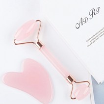 얼굴 괄사마사지기 연예인 피부관리 림프절 순환, 롤러 단품, 화이트