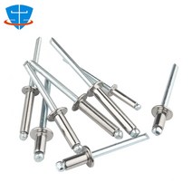 50pcs m3 m3.2 m4 m5 304 스테인레스 스틸 블라인드 리벳 팝 라운드 헤드 풀 장식 네일 소켓 방수 셀프 플, 07 M3.2 x 12mm_01 50Pcs