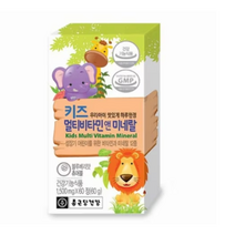 종근당건강 키즈 멀티비타민 미네랄, 60정, 8개