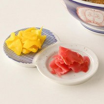 도자기 2칸 종지 소스그릇, 빗살 2칸종지, 2개