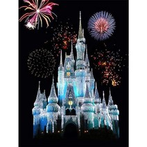 불꽃 놀이 인쇄 크로스 스티치 키트 자수 스레드 수공예 취미 수공예품 선물 패키지, hma48183, 100x130cm, 14ct 실크 실