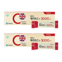휴온스 메가도스 비타민C 메리트C 산 3000mg 90포 2박스(6개월) /sj