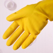 예쁜고무장갑 짧은고무장갑 작업용고무장갑 스테노픽 10켤레 미니 고무장갑 옐로우 대