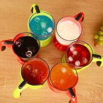 기발한아이디어상품 넘어지지지않는 컵 흡착 텀블러 머그잔, 블랙