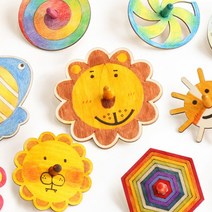 민화 나무팽이 만들기 5개묶음 (16종류) 전통놀이 우드아트 DIY 색칠하기 민속놀이 나무 팽이 전통만들기 나무만들기놀이 민속만들기 전통만들기 나무팽이만들기, 5개묶음_시계