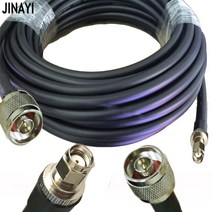 N플매트 카펫 러그 남성 RP-SMA 커넥터 RF 동축 피그 테일 안테나 케이블 LMR400 햄 라디오 15/20/30/50cm, 03 15m