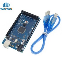 아두이노 키트 코딩 Meg2560 메가 2560 R3 ATmega2560-16AU CH340G AVR USB 보드 개발 Arduino 확장 DIY 용, [02] Without Logo