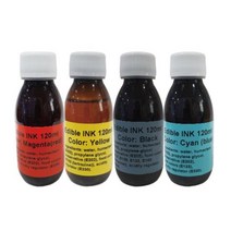 식용잉크 푸드컬러 4색 세트 (각120ml)