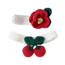 체리 강아지목걸이 앵두강아지케이프 애견목걸이 고양이스카프