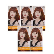 꽃을든남자 크리닉 칼라 O7 오렌지브라운, 5개