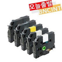 브라더 PT-P300BT PT-D600 PT-P700 PT-P900W PT-D200 라벨지 라벨테이프 라벨프린터기 호환, 투명바탕/빨강글자 (TZe-132), 12mm