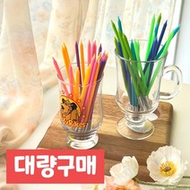 [당일배송] 하피블리 생일초 케이크초, 무지개 파스텔초 1SET 복합컬러, 12개