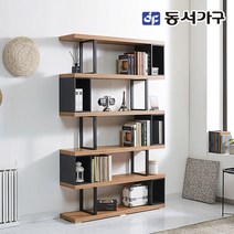 동서가구 네오 올린 학생 서재 고급형 디자인 1200 5단 철재 오픈 책장 NEO634, 네추럴