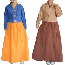 매듭우리옷 (한정특가) SD206 여자 초봄 가을 초겨울 저고리치마 세트 개량한복 생활한복