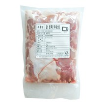 미소시장 닭다리살 국내산 닭정육 순살 통 닭다리정육 냉동 1kg, 냉동 닭정육 1kg