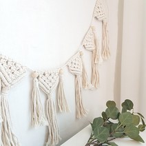 홈앤눅 가랜드 태슬 마크라메 월 행잉 감성 인테리어 소품