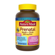 NatureMade 네이쳐메이드 프레나탈 멀티 임산부 영양제 Prenatal Multi + DHA 150 소프트젤, 150정, 1개