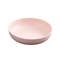식품 접시 경량 밀 짚 깨지지 않는 디너 플레이트 식기세척기 전자 레인지 안전 BPA 무, 01 21 cm, 04 분홍색
