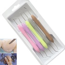 오토클레이브 고압증기멸균기 치과 복합 수지 필러 심미적 복원 실리콘 손잡이 주걱 헤드 오토 클레이브, 02 분홍색