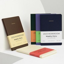 인디고 2023 오피셜 워크룸 위클리 A5 다이어리 날짜형 월간 25절, 베리페리