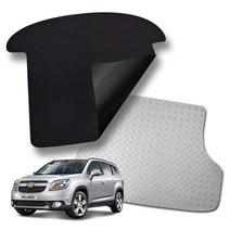 미로카매트 쉐보레 올란도 고무 방수 차박 논슬립 트렁크매트 3타입, 3열확장 트렁크매트, 스틸그레이, 올란도 (11년~19년)