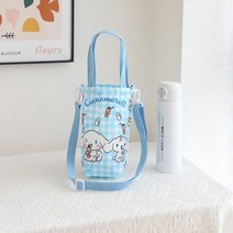 항공빠른배송 산리오 시나모롤 물병 크로스가방 파우치 커버 마이멜로디 쿠로미 헬로키티 소풍 나들이 필수템, 02.시나모롤-B