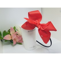 볼륨왕리본 머리띠(유아 아동 어린이 블링블링 위원즈 백설공주st)