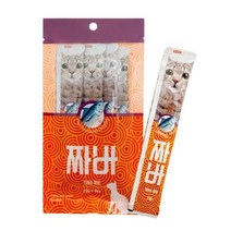 기타 바보사랑[더 케이 펫]짜바 고양이 간식 츄르 유산균 참치 15g 4개입 6개