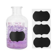 스티커보관 다이어리 씰스티커 포토카드 보관 정리 파일 바인더 스티커북 36Pcs PVC 재사용 할 수있는 지울 까만 부엌 향미료 항아리 음식 저장 병 주최자 상표 413EA 5, 단일옵션