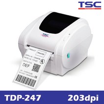 TSC TDP-247 감열전용 스티커라벨 및 택배송장 바코드 프린터, 연결방식(USB)
