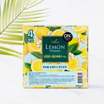 [메가마트]온더바디 내추럴 레몬버베나 90g*4개, 1개