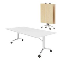 원목사무용책상 인테리어 접이식 서재 테이블 다이닝, 2.4mx1.2m 회의 테이블을 보관할 수 있습니다.