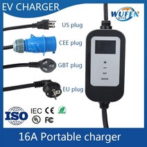 EV 충전기 타입 2 전기 자동차 충전 케이블 월박스 휴대용 1 695015, Type2 695015 _GBT 3.5KW