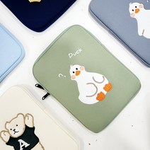 [홈뚜] 아이패드 11인치 12.9 귀여운 파우치 케이스 갤럭시탭 미니 프로 쿼카 곰돌이, 카키