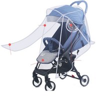 애완 동물 카트를 위한 범용 레인 커버 개 유모차의 투명 비옷 고양이 트롤리 방풍 레인 커버 트롤리 레인 커버, 미디엄 더블 지퍼