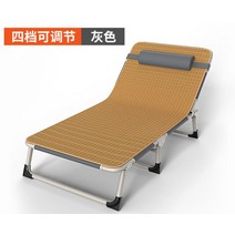 야외 편리한 접이식 싱글 침대 가정용 심플 낮잠 사무실 다기능 해변 안락 의자, 06 170x56cm