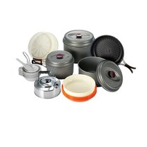 캠핑냄비세트 코베아 코펠 경질78인용 식기세트 야외용 취사도구 냄비