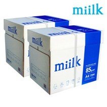 엑소 밀크 A4 복사용지(A4용지) 85g 2500매 2BOX, 단품
