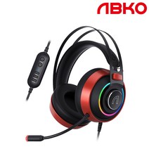 앱코 N620 가상 7.1 ENC 하드웨어 노이즈 캔슬링 마이크 게이밍 헤드셋